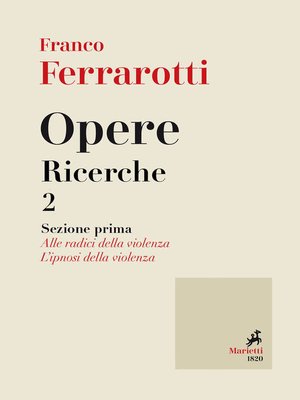 cover image of Opere. Ricerche 2